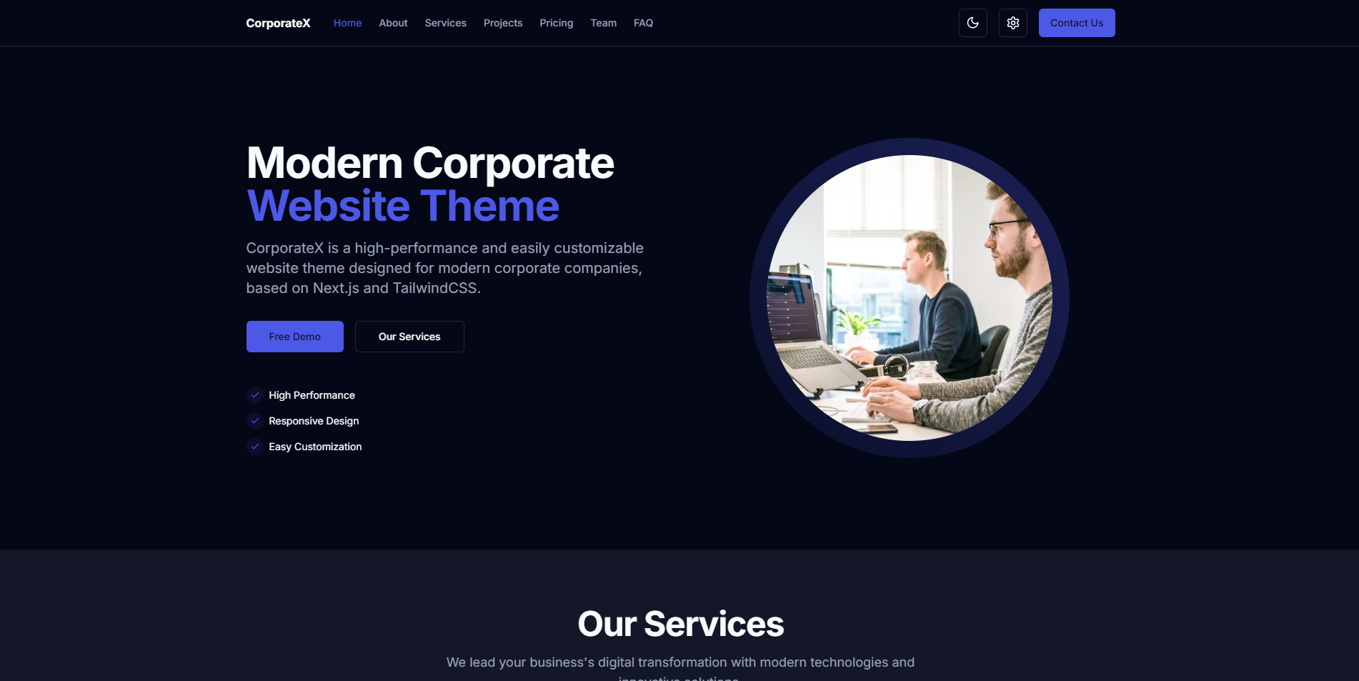 Tech Corporate Website